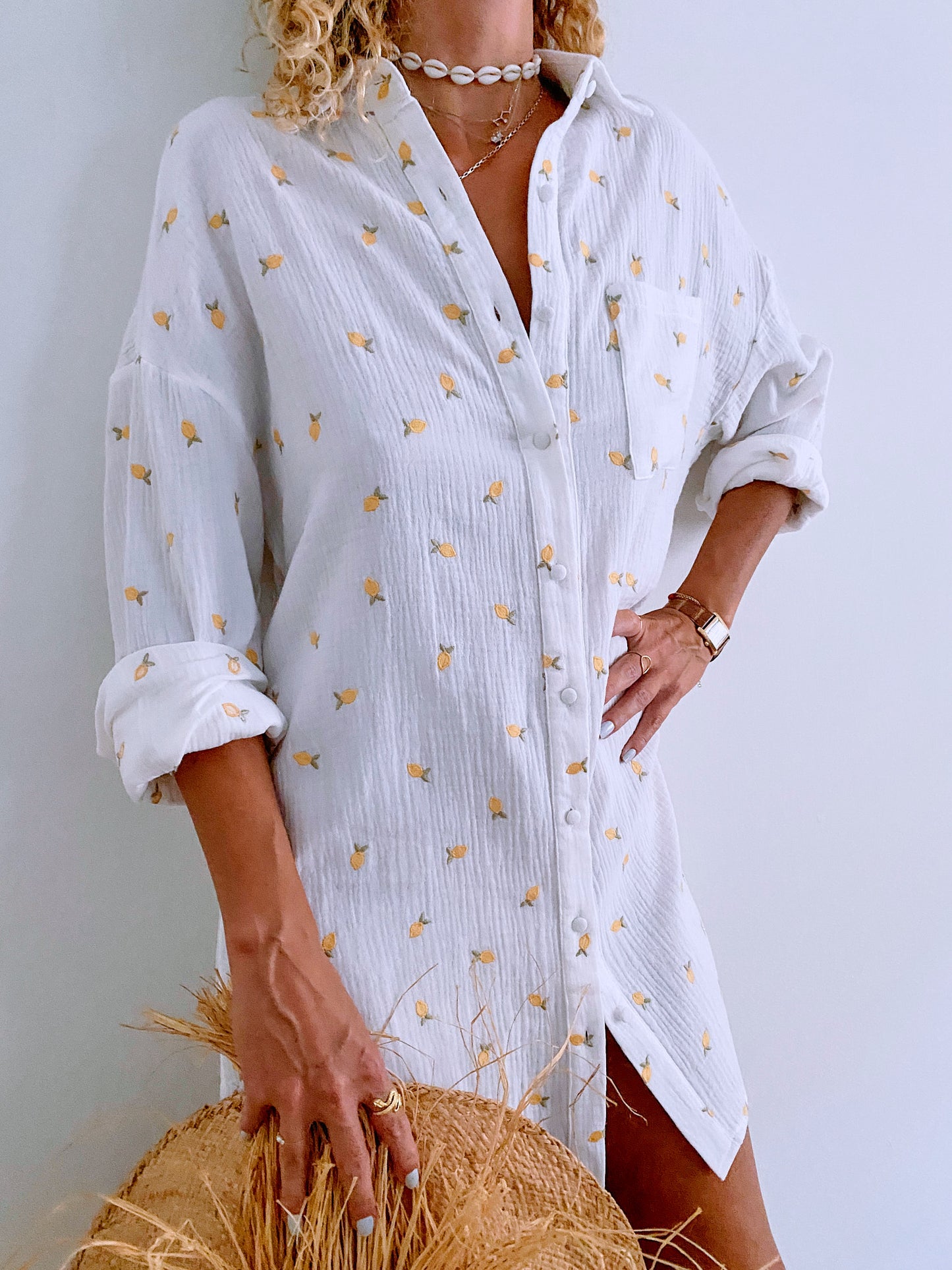 NATHALIE SHIRT DRESS